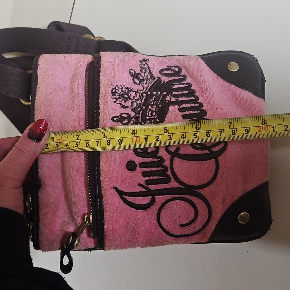 Juicy Couture 🥳 HOST PIC🥳 y2k Velour Crown Juicy Small Crossbody Bag - Picture 13 of 17